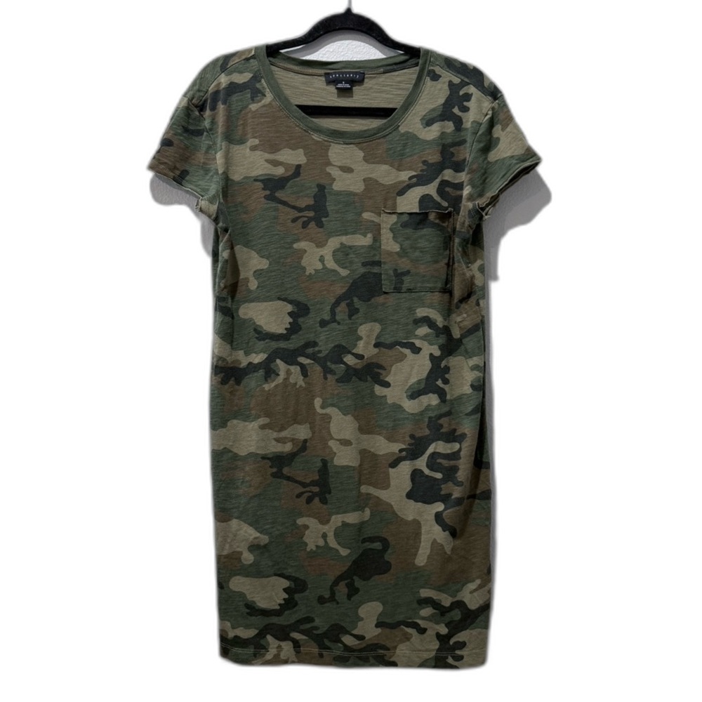 Sanctuary Camo T-Shirt Dress Small